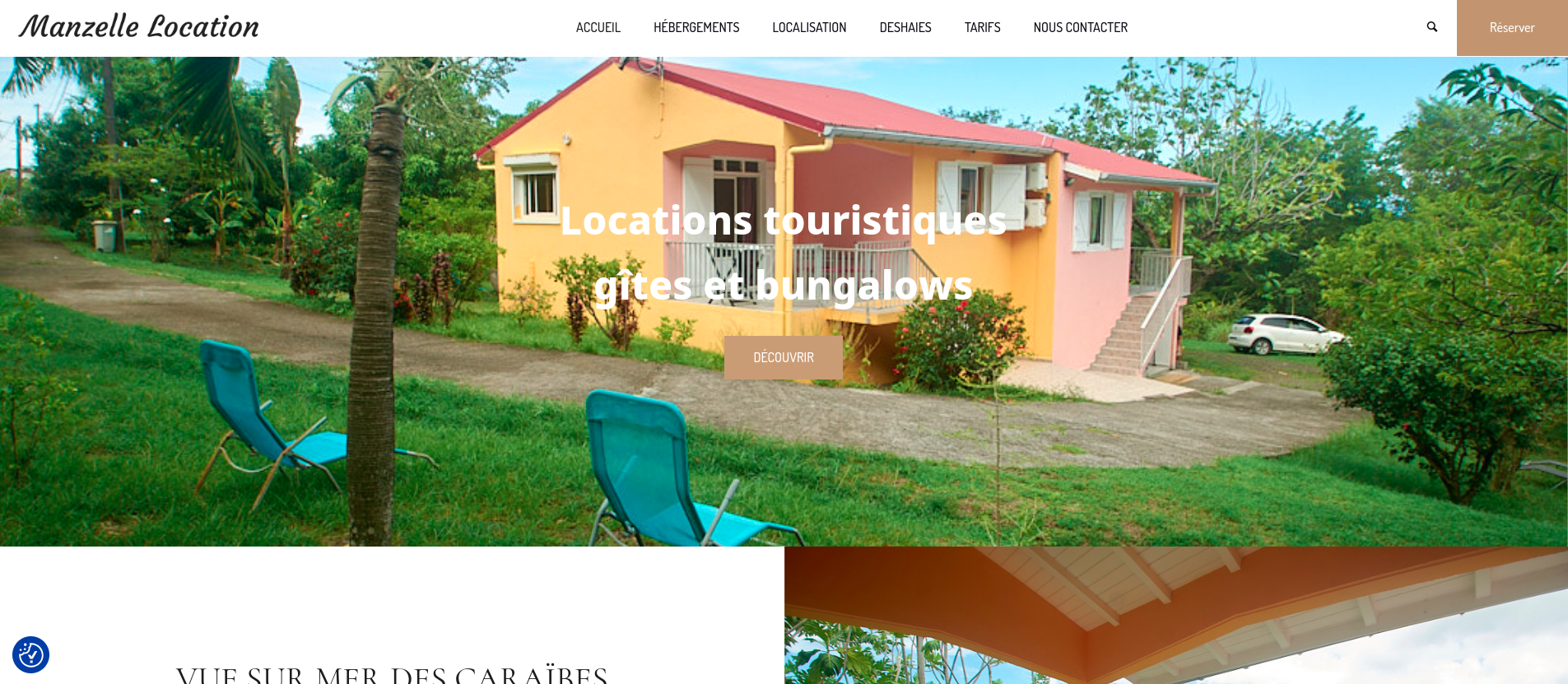 Site web Manzelle location